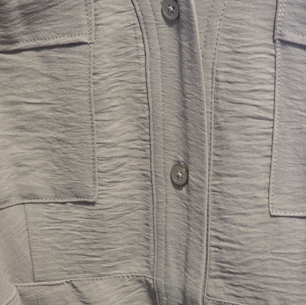 Dkny Olive Green Button Down Dress - Picture 4 of 4